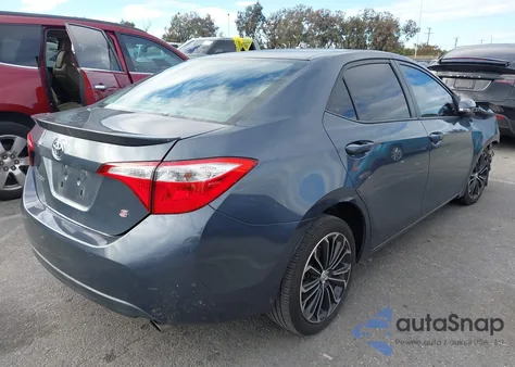 2014 Toyota Corolla S Plus z USA, uszkodzony, nr VIN 5YFBURHE8EP163655